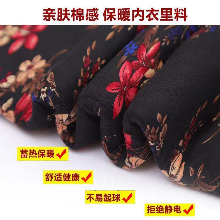 91167-新款冬季高腰驼绒棉裤中老年人棉裤女妈妈加绒裤子外穿加厚保暖裤-详情图