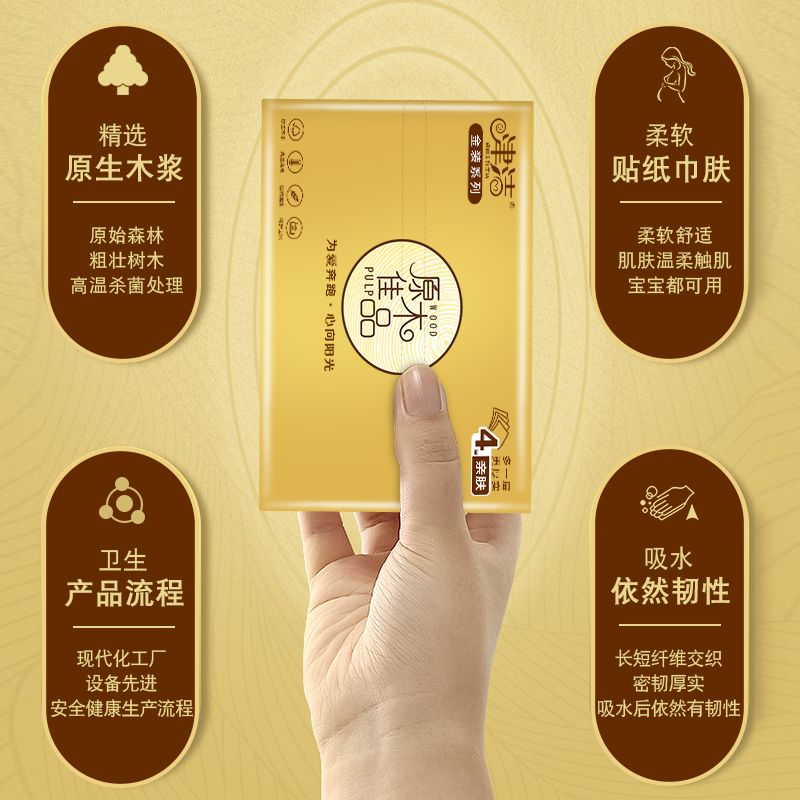 88790-【80包一年装】原木抽纸巾家用纸巾抽纸批发卫生纸抽整箱20包家用-详情图