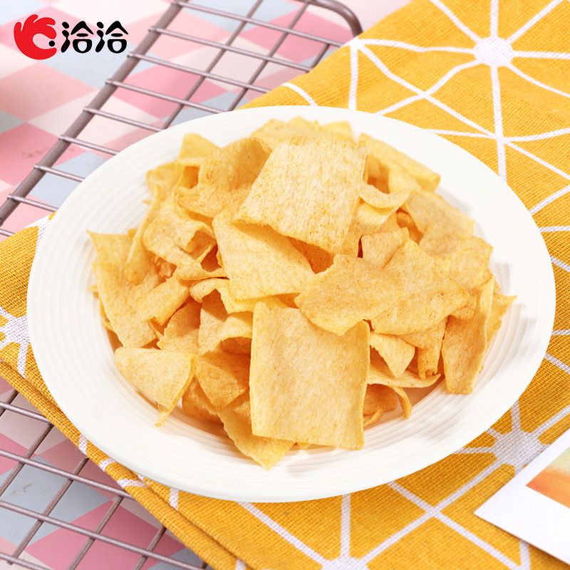 106047-洽洽山药脆片40g*5袋番茄葱香烧烤恰恰坚果零食网红健康零食休闲-详情图