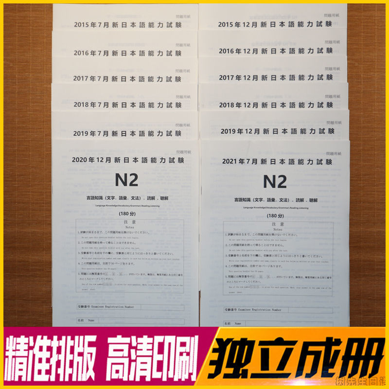 21年版日语能力考试n2历年真题解析试卷附阅读翻译听力译文jlpt 虎窝拼