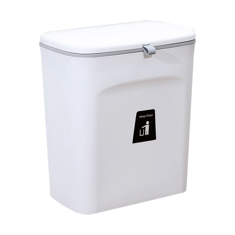廁所垃圾桶專用衛生間壁掛式收納桶窄縫免打孔掛墻帶蓋子浴室紙簍