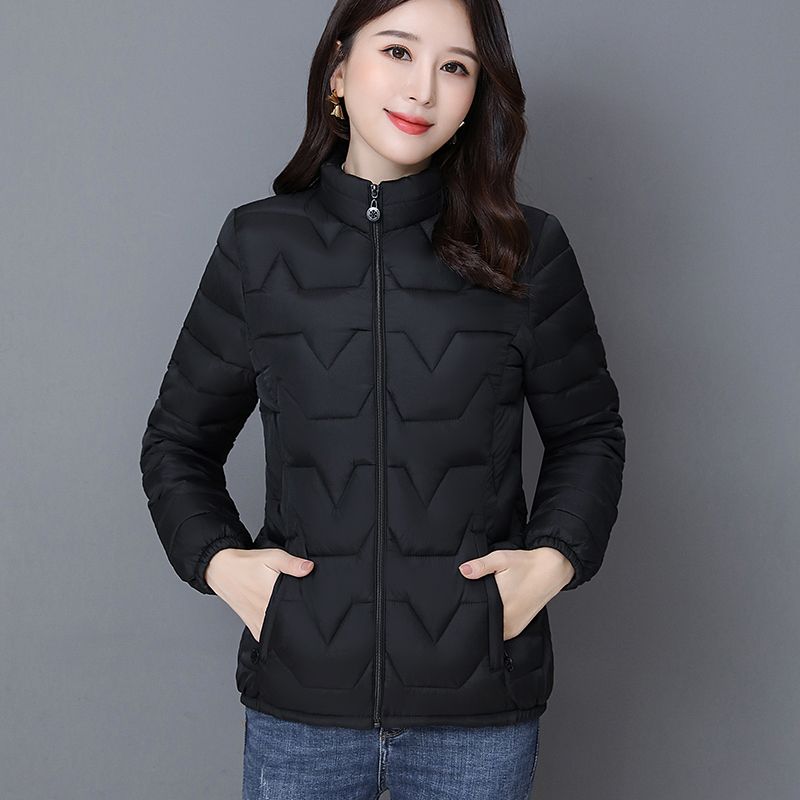 Women's cotton-padded jackets 2022 autumn and winter new lightweight down-padded jackets Korean style loose and versatile short small cotton-padded jackets for women