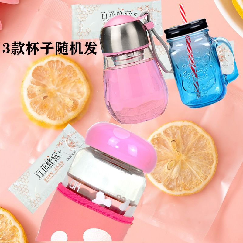 91714-柠檬片泡茶泡水非冻干柠檬片柠檬蜂蜜水茶网红柠檬女生喜爱送杯子-详情图