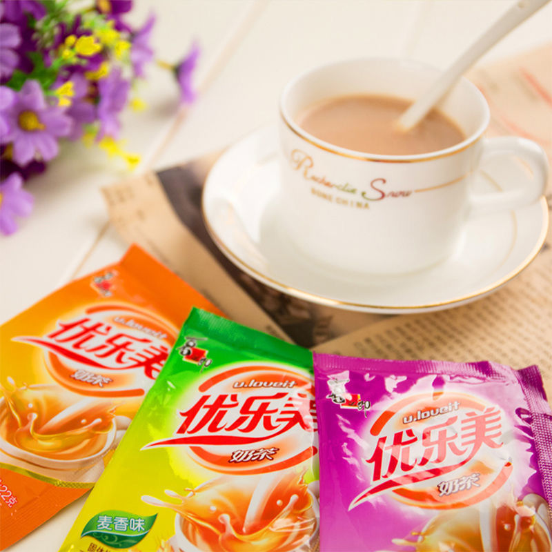 88767-优乐美奶茶袋装冲饮网红清真批发价混合冲泡原味草莓味麦香味速溶【10月18日发完】-详情图