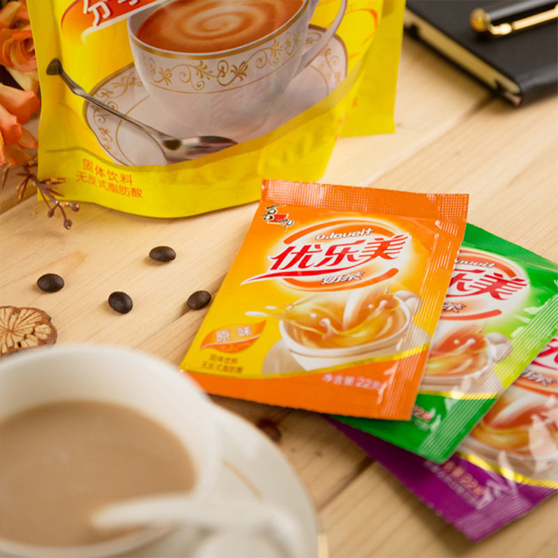 88767-优乐美奶茶袋装冲饮网红清真批发价混合冲泡原味草莓味麦香味速溶【10月18日发完】-详情图