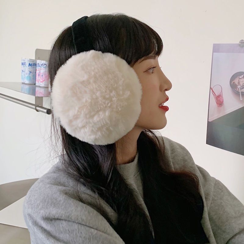 Winter ear cover ear bag hanging ear bag earmuffs earmuffs plush warm girl warm Korean version girl student autumn and winter