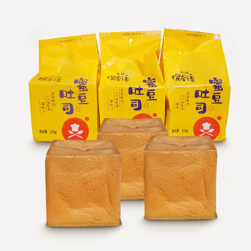 88573-网红蜜豆吐司面包早餐手撕面包充饥零食整箱批发-详情图