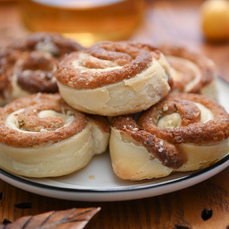 东北70年代老式缸炉1斤包邮香酥葱花缸炉饼传统手工糕点 休闲美食小图