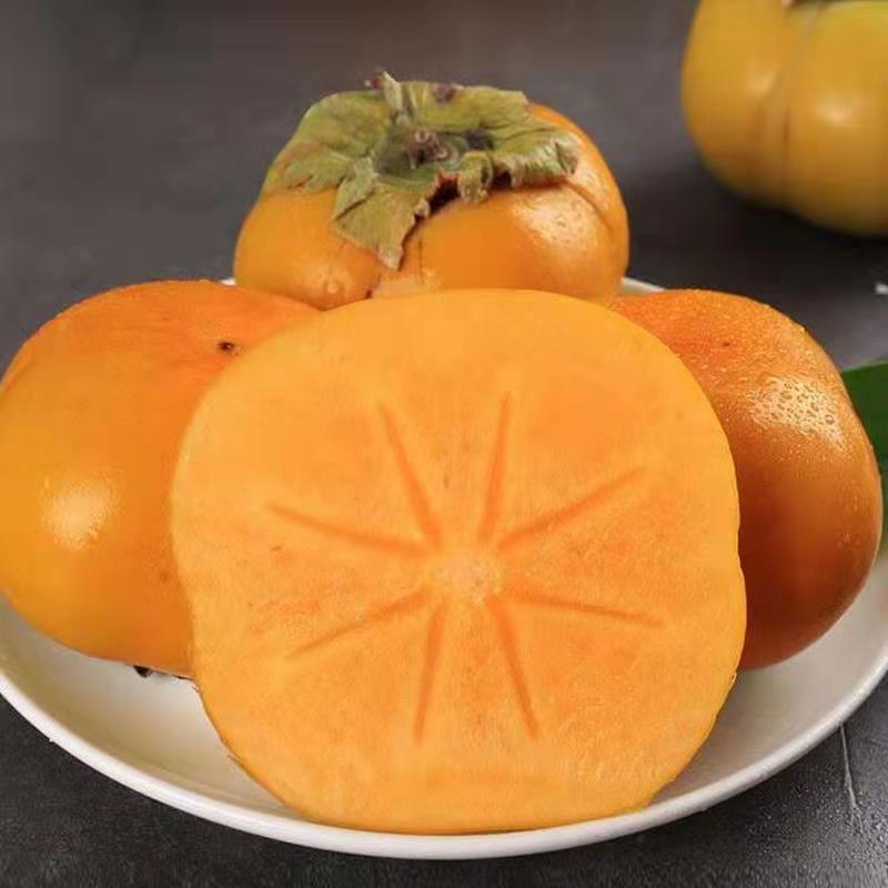 88822-【爆甜】冰糖心脆柿子现摘新鲜水果生吃柿子包邮巧克力甜柿子整箱-详情图