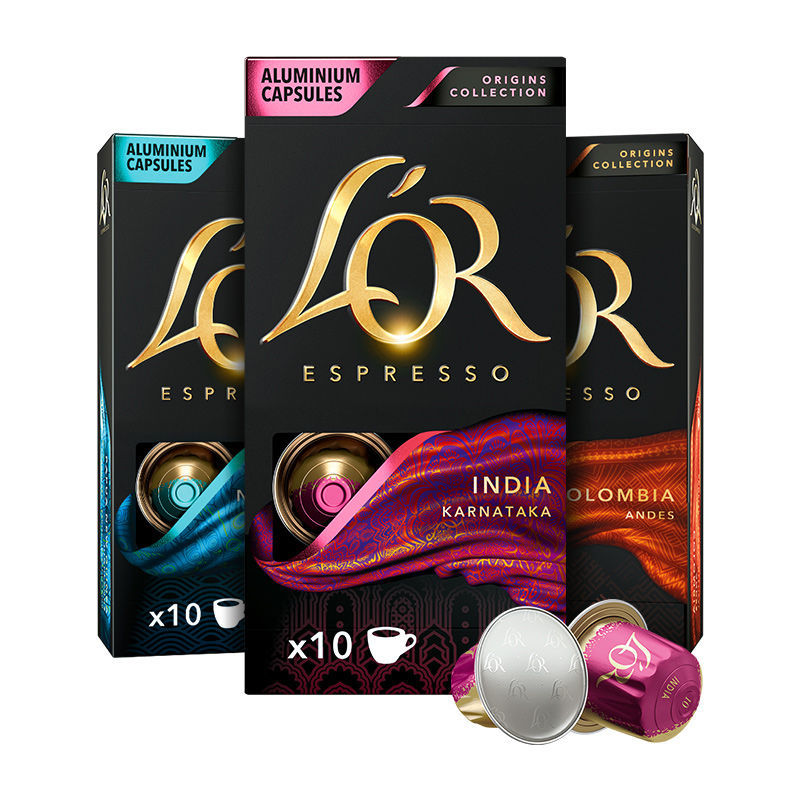 106140-进口黑咖啡Lor咖啡胶囊 适用雀巢星巴克 Nespresso咖啡机30颗饮料-详情图
