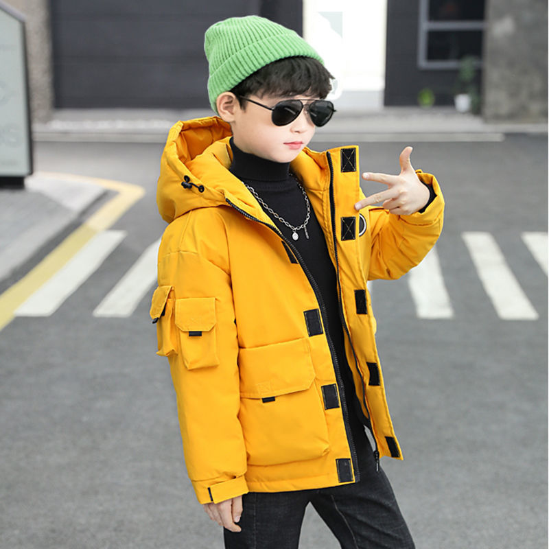 106124-男童棉衣加厚保暖棉服2021新款儿童冬装中大童外套青少年韩版棉袄-详情图