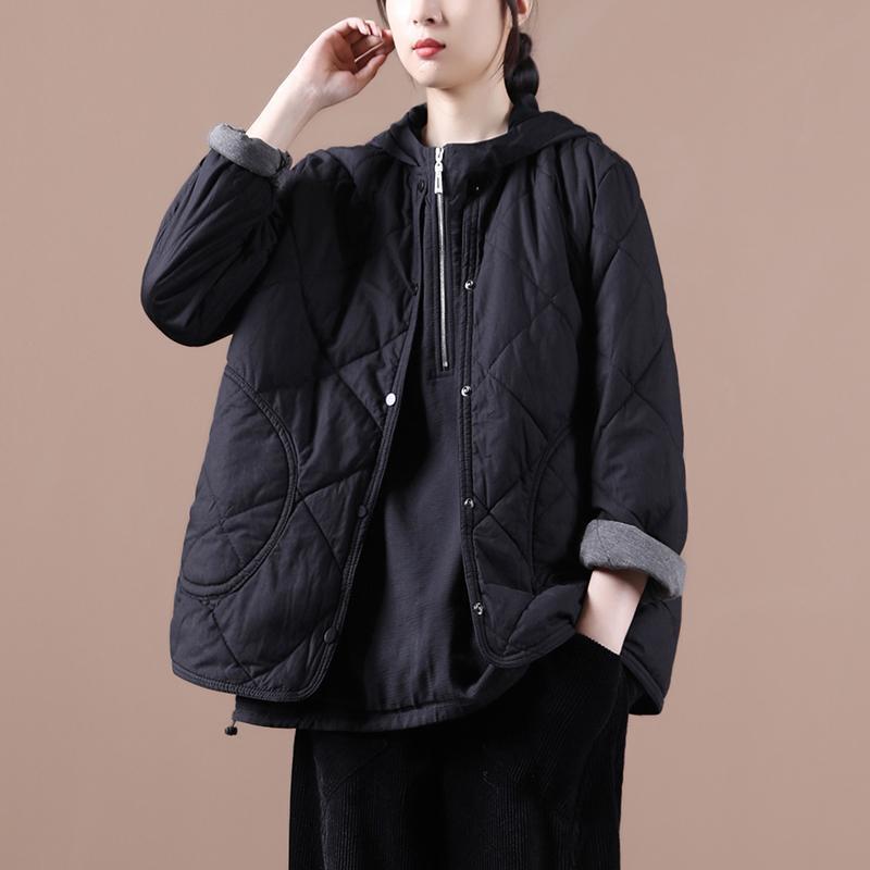 洋氣小棉襖女2023新款韓版大碼寬鬆顯瘦棉服輕薄夾棉短款棉衣外套