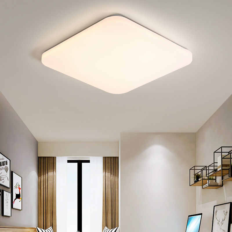LED吸顶灯长方形客厅灯具简约现代新款圆形卧室灯具过道阳台灯饰