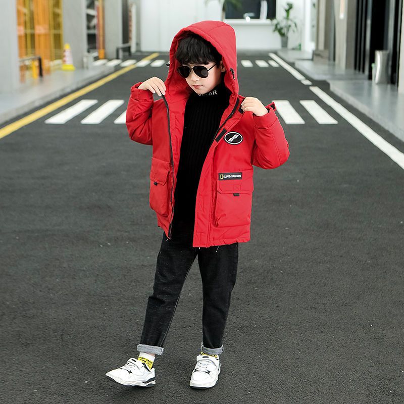106124-男童棉衣加厚保暖棉服2021新款儿童冬装中大童外套青少年韩版棉袄-详情图