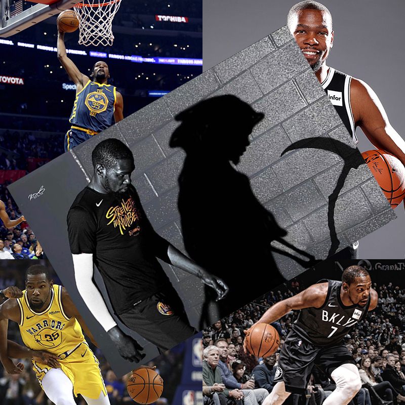 杜兰特海报 nba篮球明星凯文杜兰特照片高清墙贴挂画壁纸宿舍照片