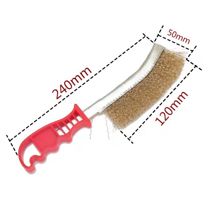 Silipu Limpeza Churrasqueira Grelha Clipe de Malha Ferramenta de Remoção de Ferrugem Escova de Arame Aço Inoxidável Material Rápido_voghion.com