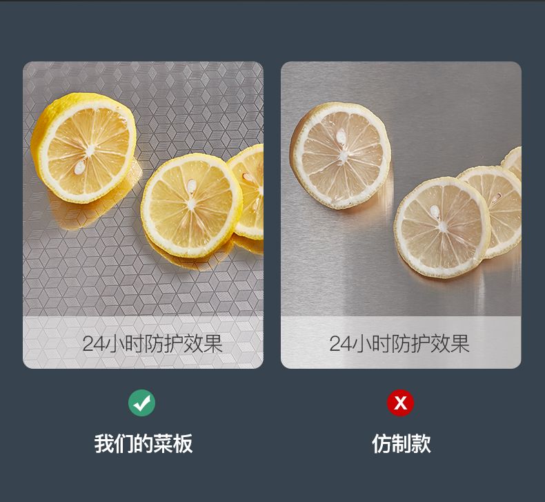 304不锈钢双面切菜板子316防霉抗菌面板小案板加厚家用大砧板