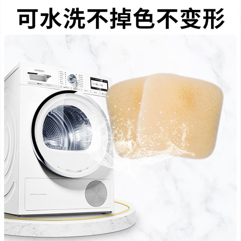 105831-汽车长毛绒座垫冬季加厚保暖三件套无靠背车用座椅垫防滑免绑通用-详情图