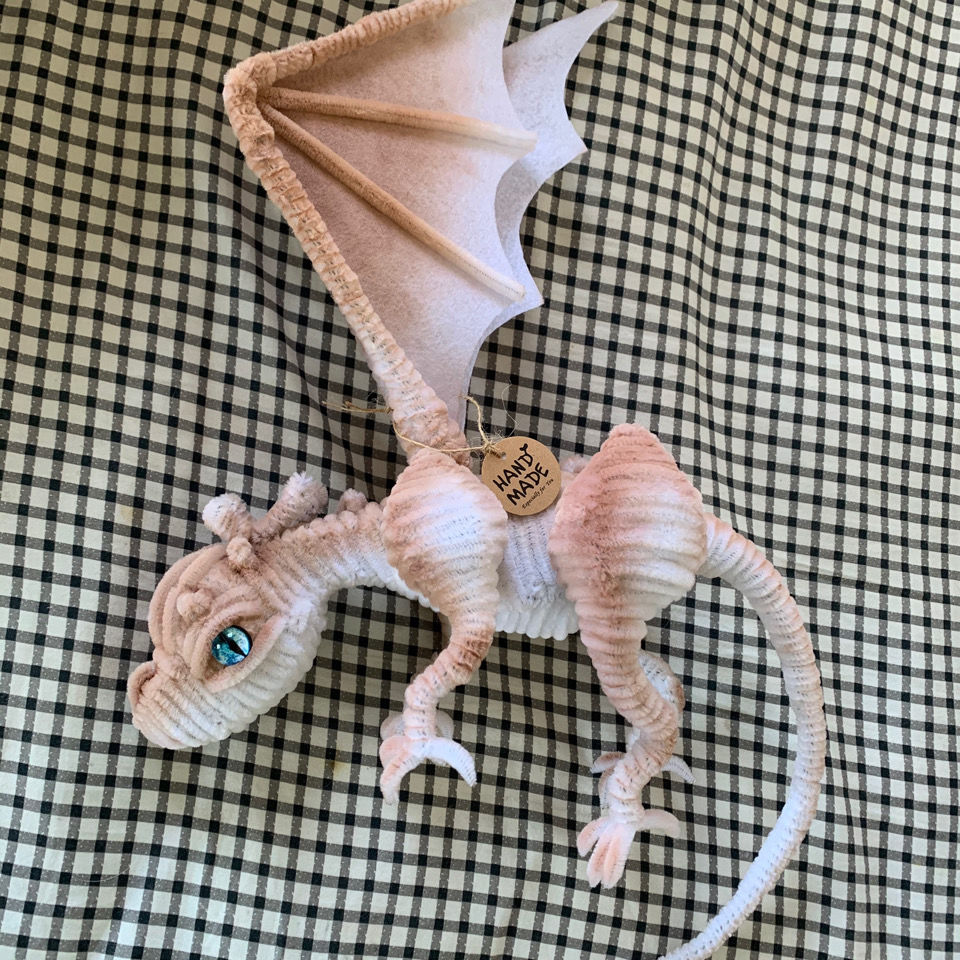 黑嘴手作 扭扭龙扭扭棒龙成品 小萌龙龙崽子 手工制作 生日礼物【3月