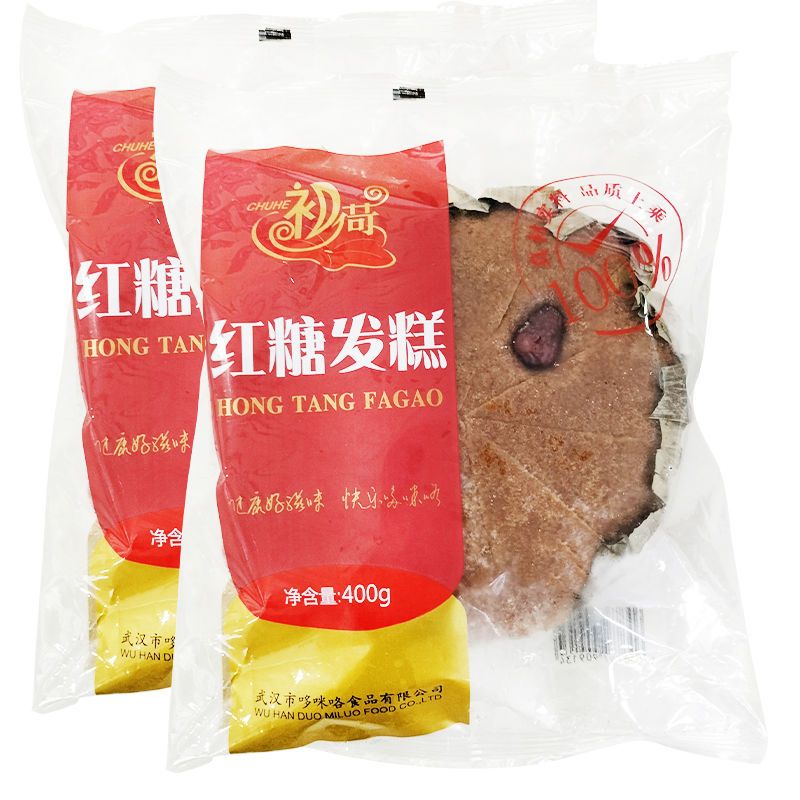 165755-初荷免切红糖发糕400g速冻点心红枣糕少糖传统米糕白糖桂花糕300g-详情图