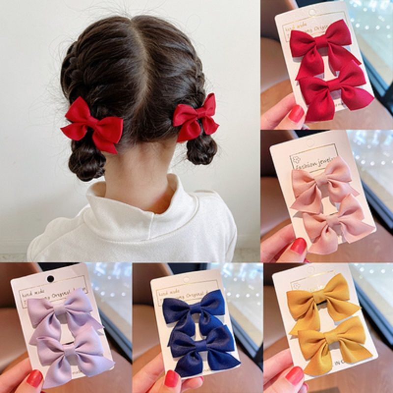 Children's black small hairpin baby hairpin bow headdress cute princess girl hair accessories girls internet celebrity clip