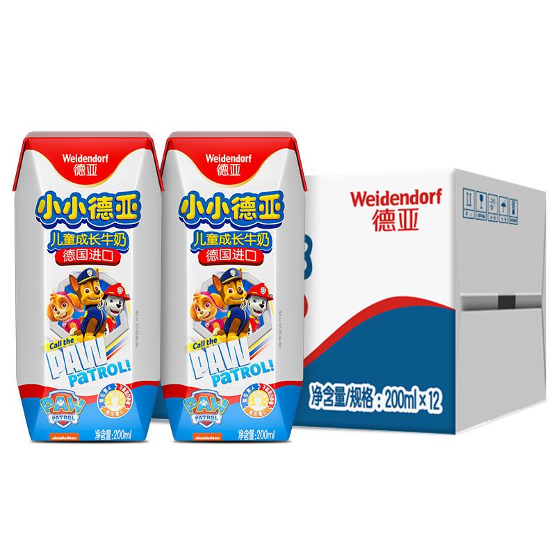 105857-德国进口牛奶 德亚儿童牛奶汪汪队立大功 200ml*12盒整箱小小德亚-详情图