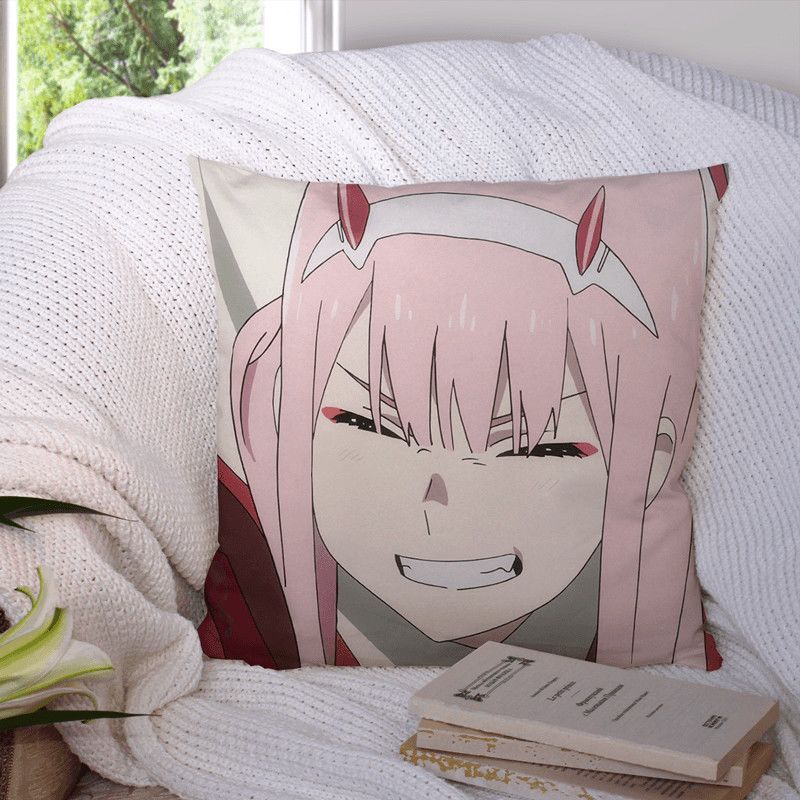 darlinginthefranxx国家队02抱枕周边动漫二次元双面定制靠枕