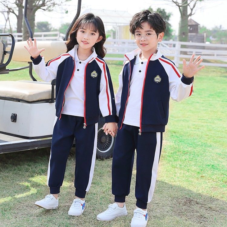 2021新款校服幼儿春秋运动套装定制小学校服统一班服时尚运动校服