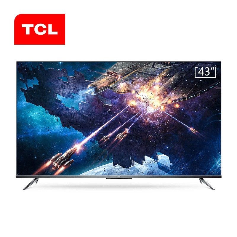 tcl电视 43v8 43英寸免遥控ai声控超薄全面屏4k液晶网络智能电视