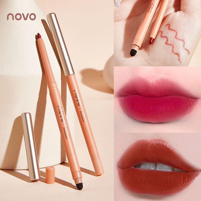 NOVO唇筆口紅唇線筆防水持久不掉色不沾杯提升氣色高顏值學生黨女