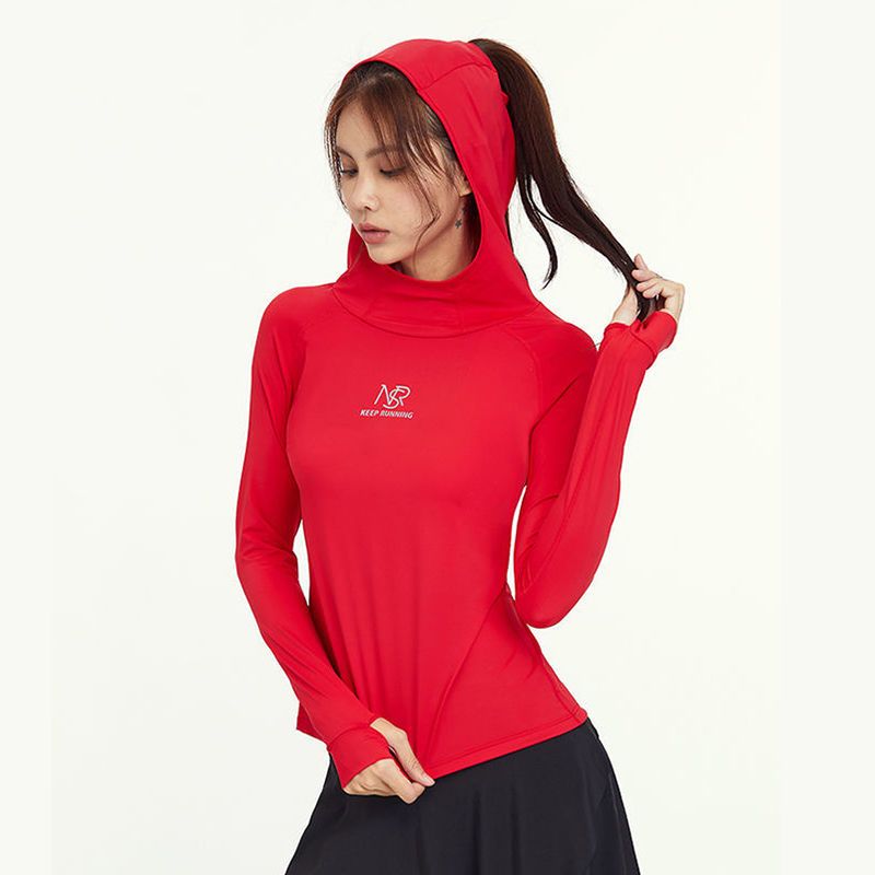 高级感瑜伽服上衣女秋冬跑步训练速干运动长袖专业网红紧身健身衣