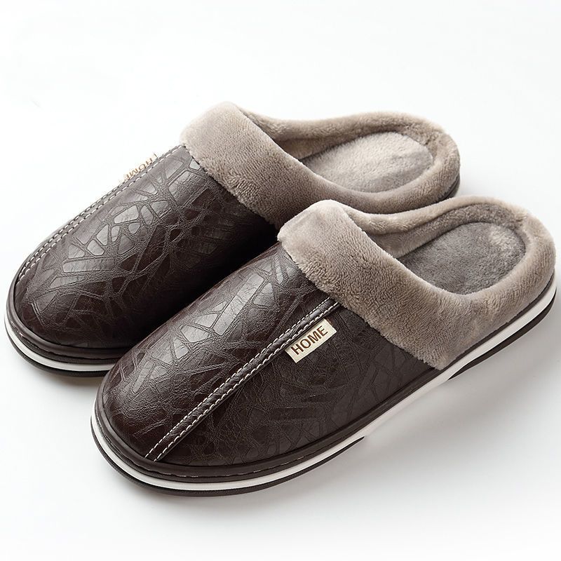 Extra large size cotton slippers men's winter 50 plus size 51 home 49 non-slip 48 indoor 47 warm household cotton slippers men