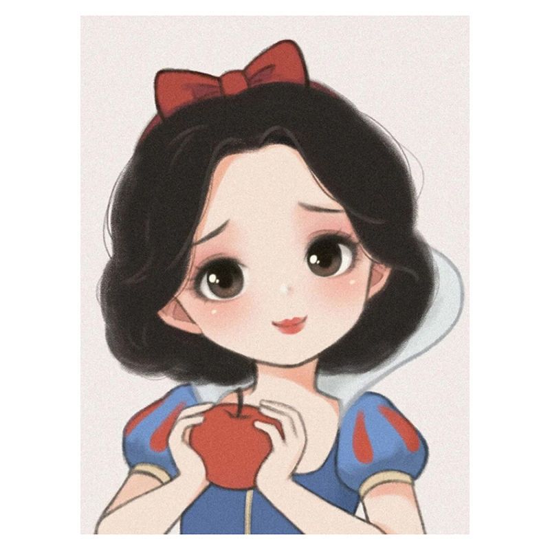 2021新款钻石画5d满钻手工贴钻十字绣动漫人物卡通女孩卧室儿童房【3