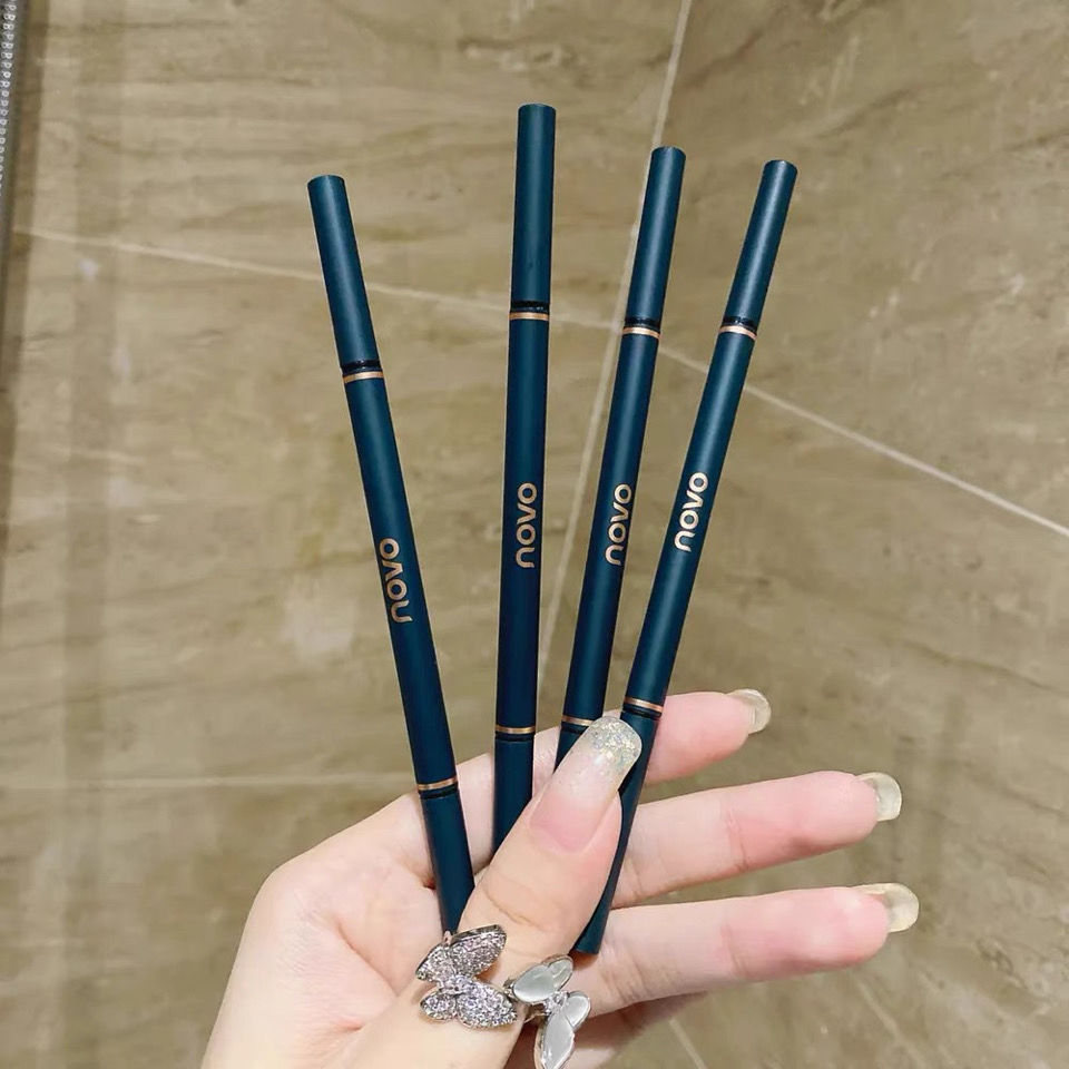 NOVO眉筆雙頭超細頭持久極細不掉色防水防汗新手必備學生畫眉神器