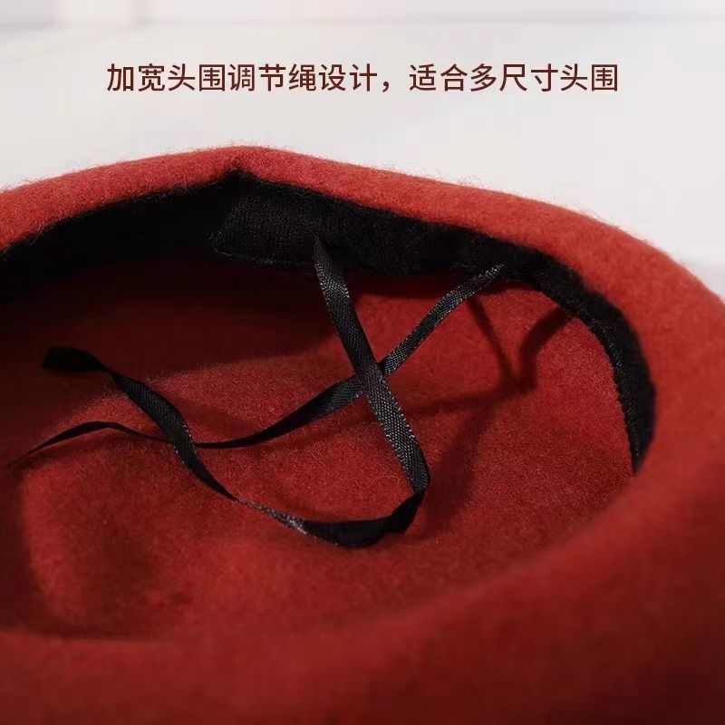 105885-儿童贝雷帽女童帽子秋冬2021新款洋气儿童帽子秋冬女宝宝帽子秋冬-详情图