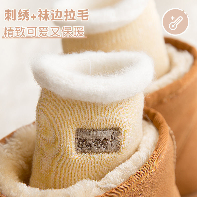 105916-厚袜子女冬季加绒加厚棉袜冬保暖雪地袜纯棉地板袜女袜秋冬毛巾袜-详情图