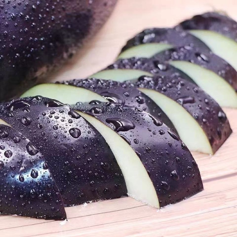 105962-5斤10斤现摘紫茄子新鲜蔬菜农家自种紫皮茄子长茄子-详情图