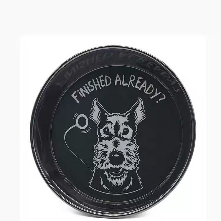 出口法国潮牌时尚宠物碗大型犬猫狗碗狗食盆大容量防滑耐用不易碎