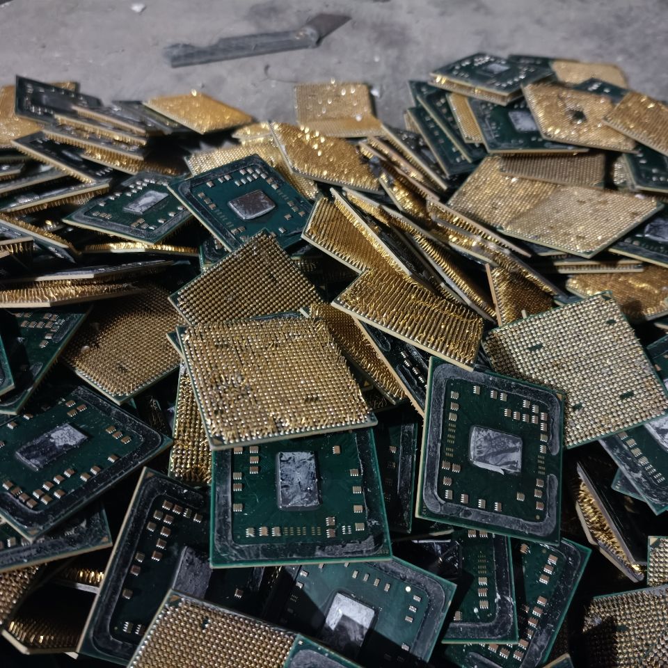镀金废料报废炼金cpu洗金料黄金提炼提炼黄金脱金料cpu
