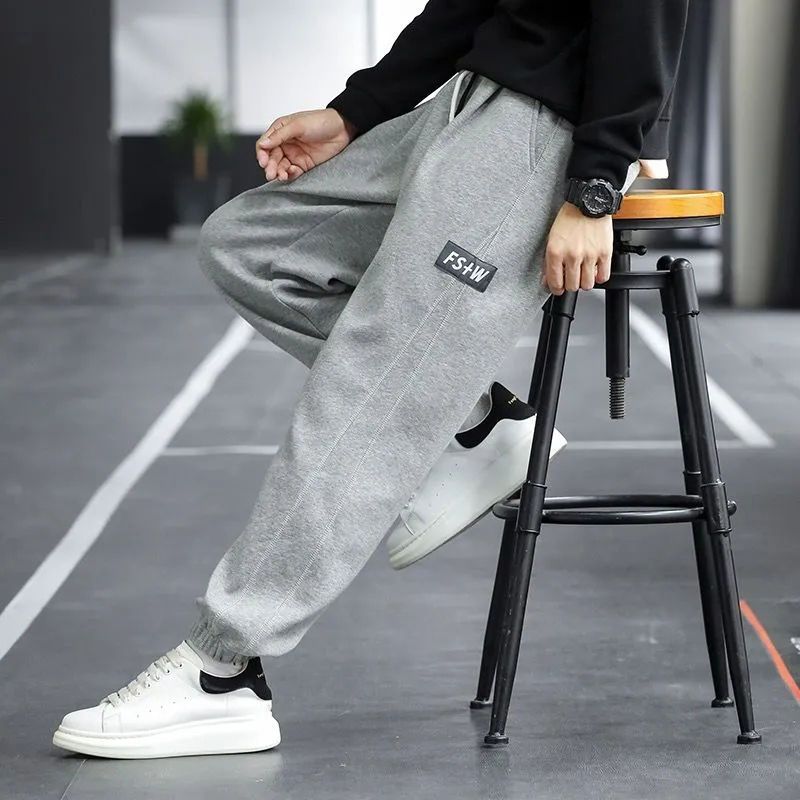 Pants men's casual pants Korean style trendy sweatpants loose large size casual pants leggings sports casual work pants men