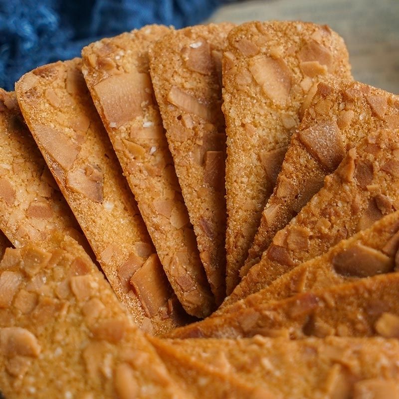 田道谷 等一味同款椰子脆片脆饼越嚼越香椰子脆饼撒满脆片饼干网红零食