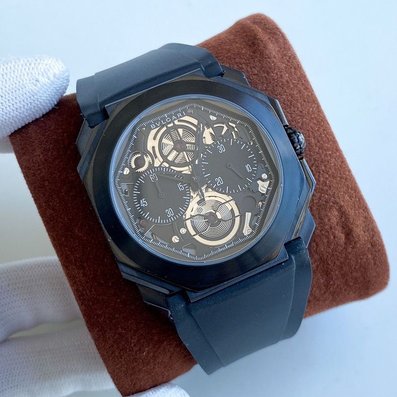 宝格丽男士手表双十一礼物休闲时尚商务运动石英不锈钢带学生腕表