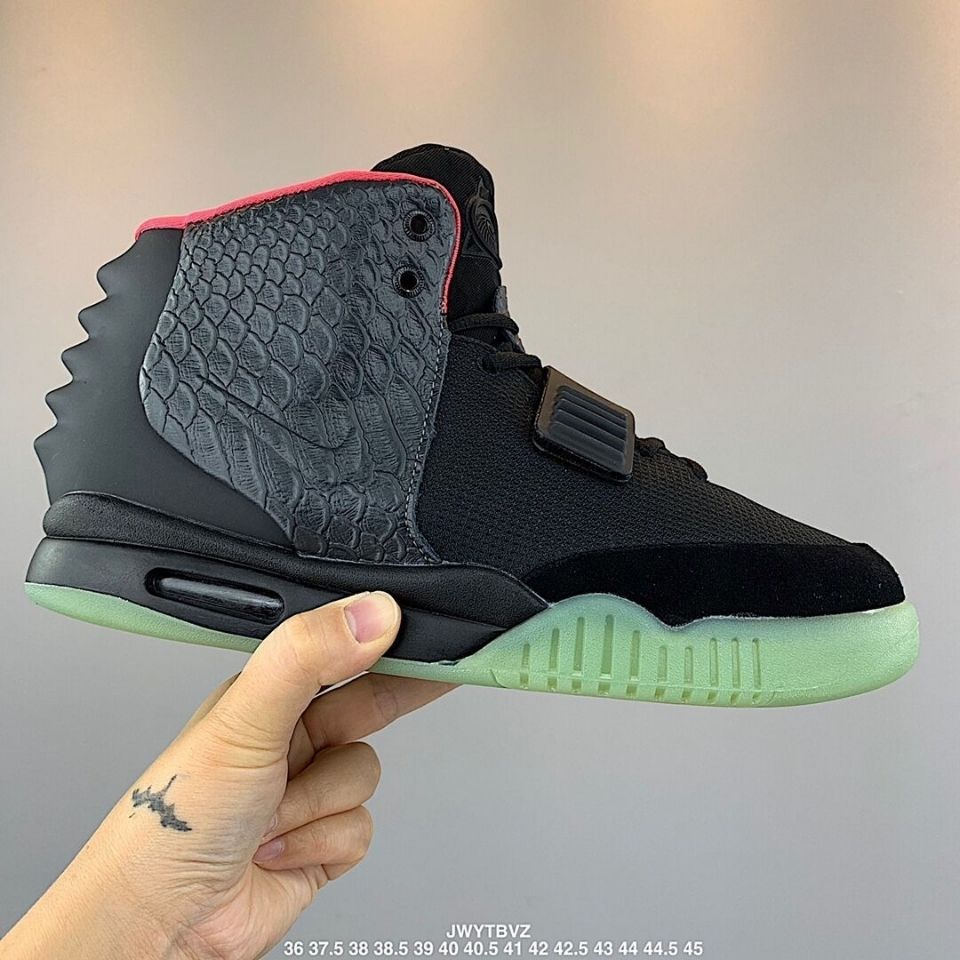 新款yeezy 2侃爷椰子韦斯特篮球鞋男鞋女气垫鞋时尚情侣运动鞋