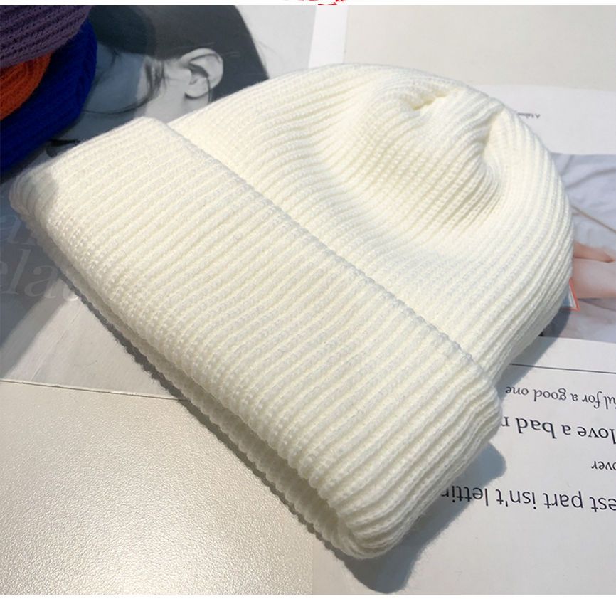C-Buchstaben-Mütze, vielseitige Herbst- und Winter-Ins-Strickmütze für Kinder, schwarzes Stirnband, Wollisolierung, kalte Mütze, Herren_voghion.com