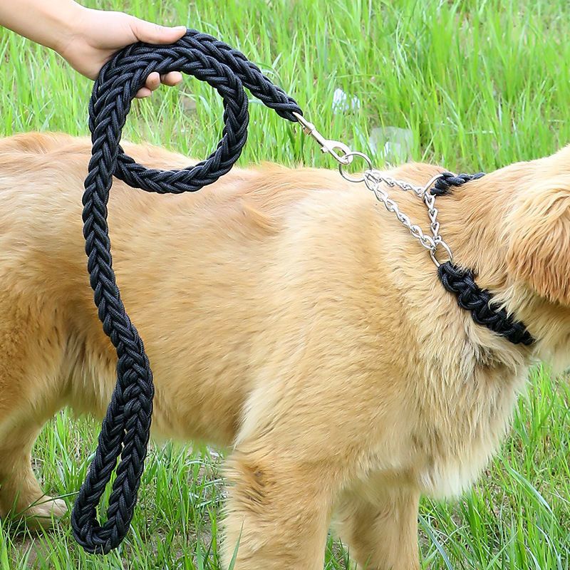 狗绳狗狗用品牵引绳狗链子小型犬中型大型犬金毛泰迪狗绳子遛狗绳 虎窝拼