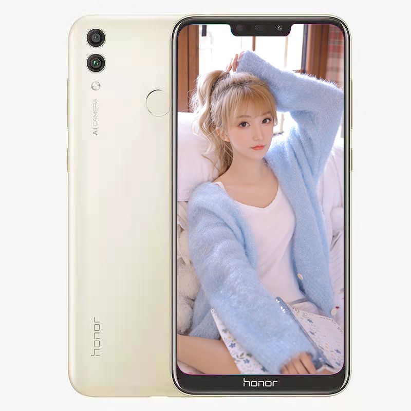 接近全新原装正品华为荣耀honor 畅玩8c  人脸识别指纹手机 99新