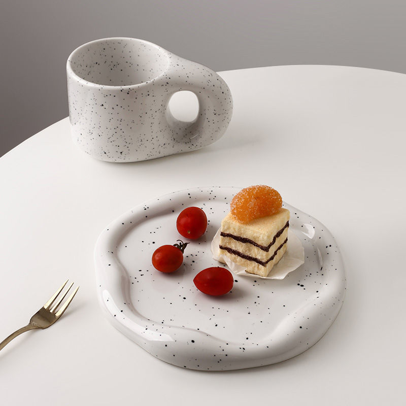 贝汉美创意轻奢果盘早餐盘碟子家用餐桌水果点心饰品收纳装饰托盘