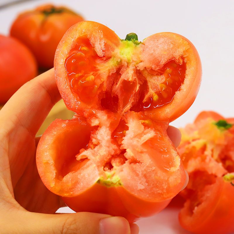 北京奥运会食材供应商，绿行者 桃太郎粉番茄新鲜西红柿5斤