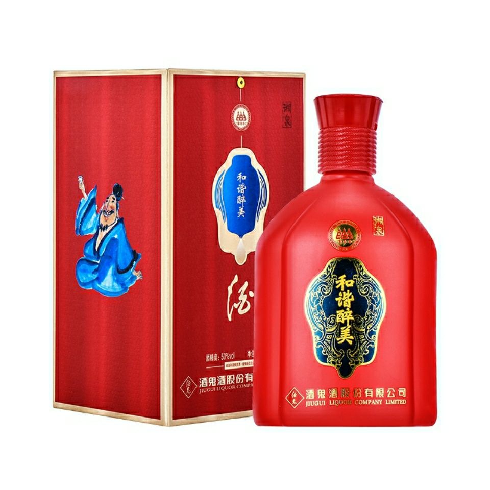 酒鬼酒湘泉和谐醉美酒50度500ml*6瓶 整箱含手袋