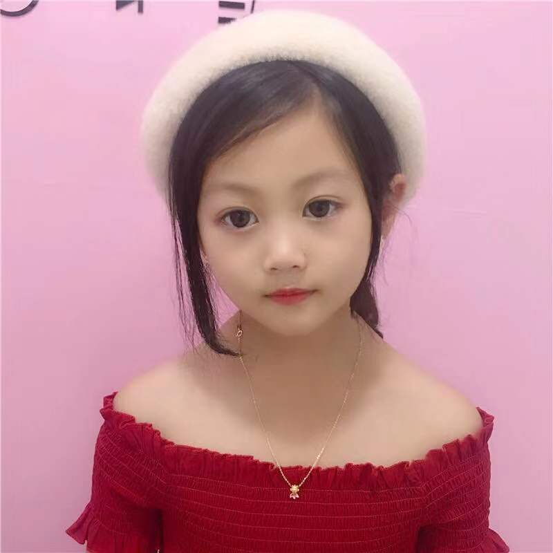 105885-儿童贝雷帽女童帽子秋冬2021新款洋气儿童帽子秋冬女宝宝帽子秋冬-详情图